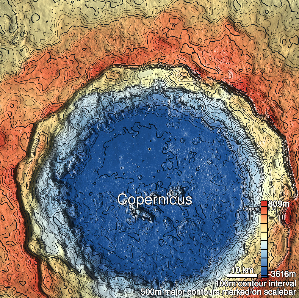 Copernicus 13a Shaded Relief