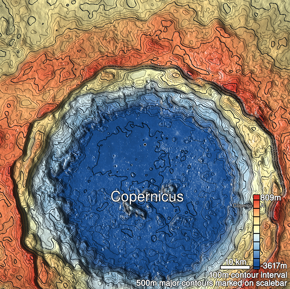 Copernicus 14 Shaded Relief