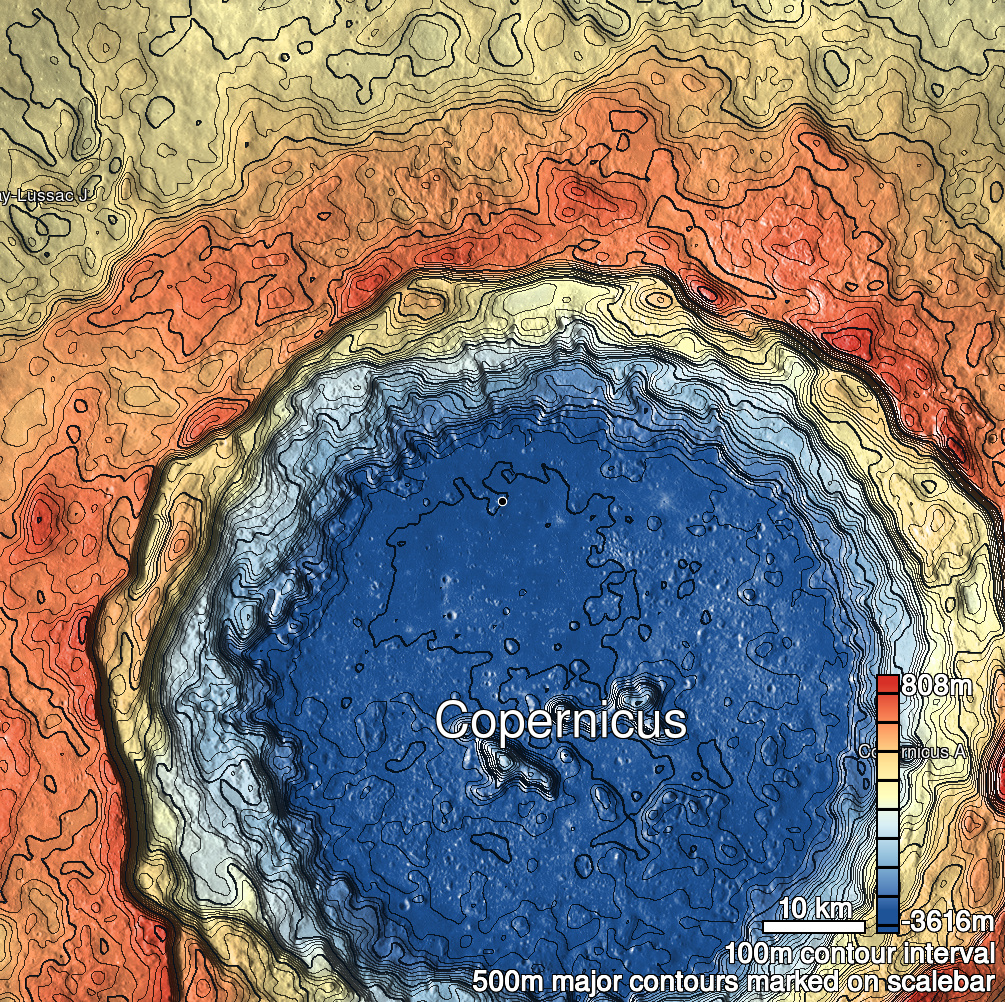 Copernicus 20 Shaded Relief