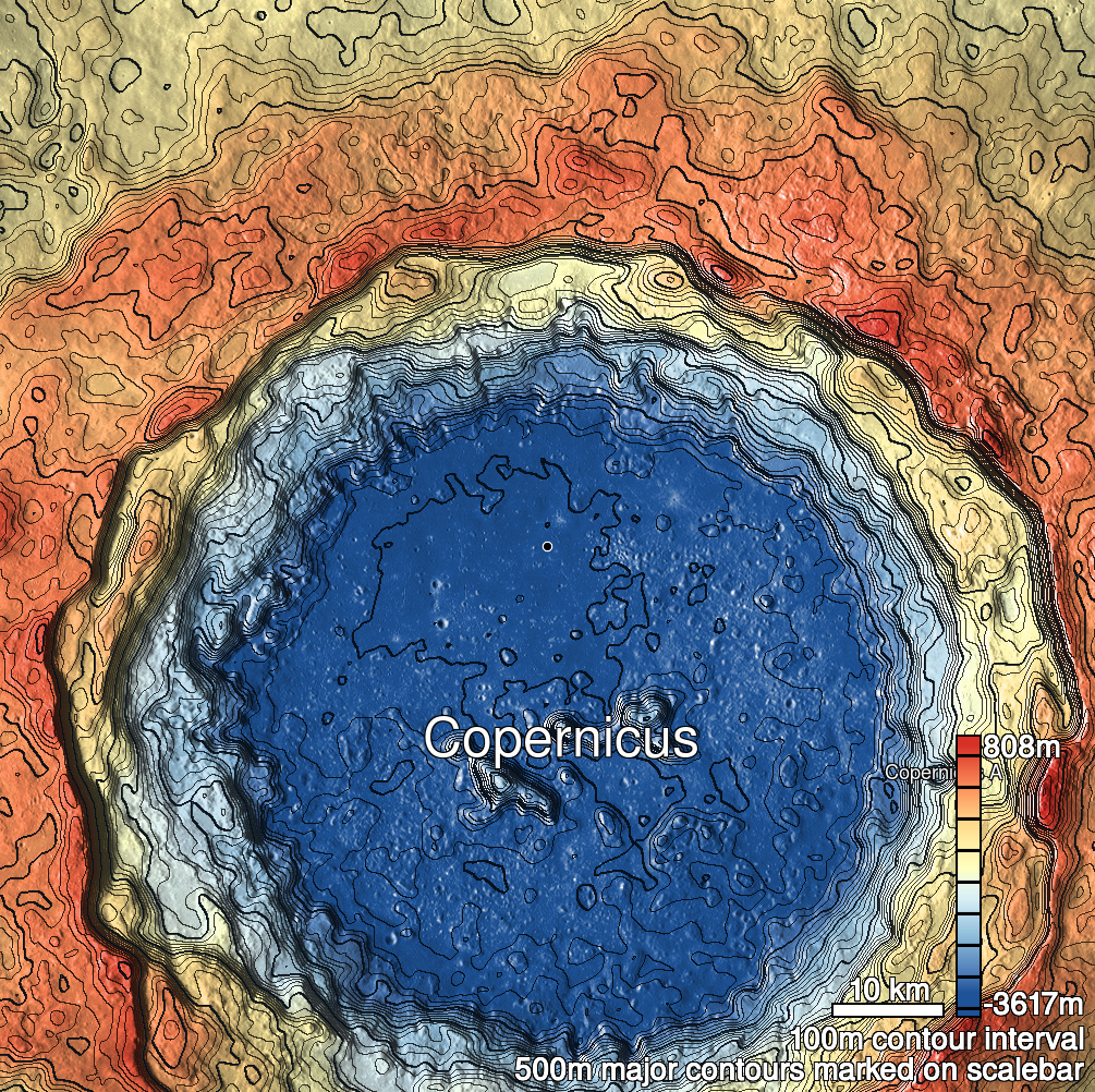 Copernicus 22 Shaded Relief