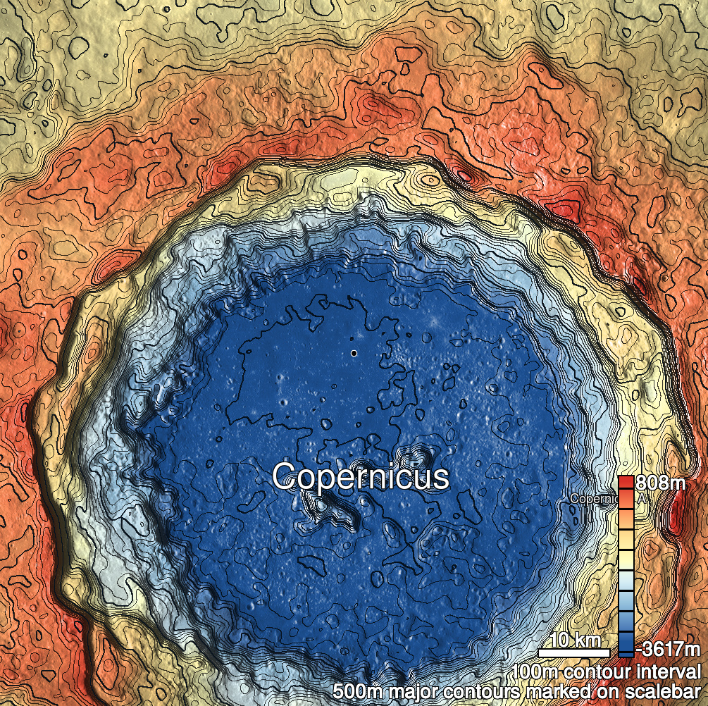 Copernicus 23 Shaded Relief