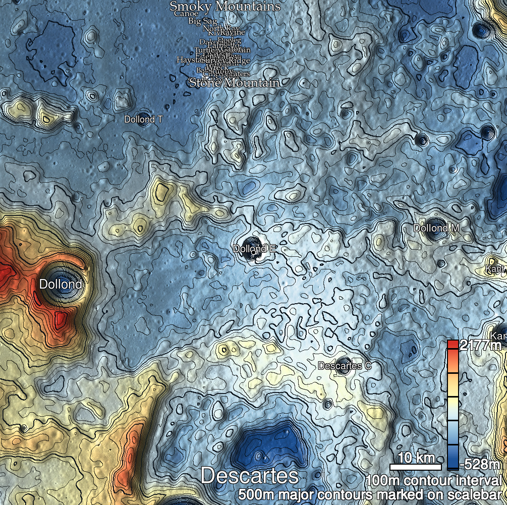 Dollond E 1a Shaded Relief