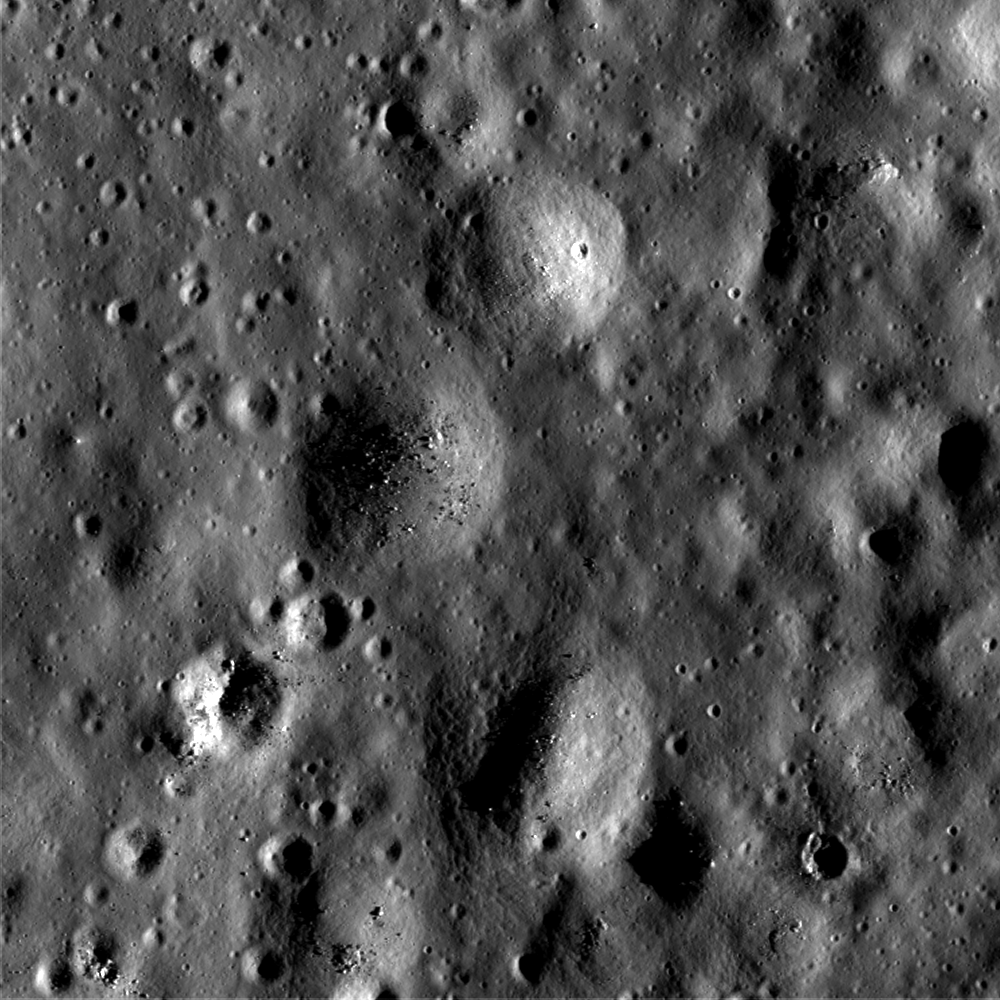 Anomalous mounds on the King crater floor