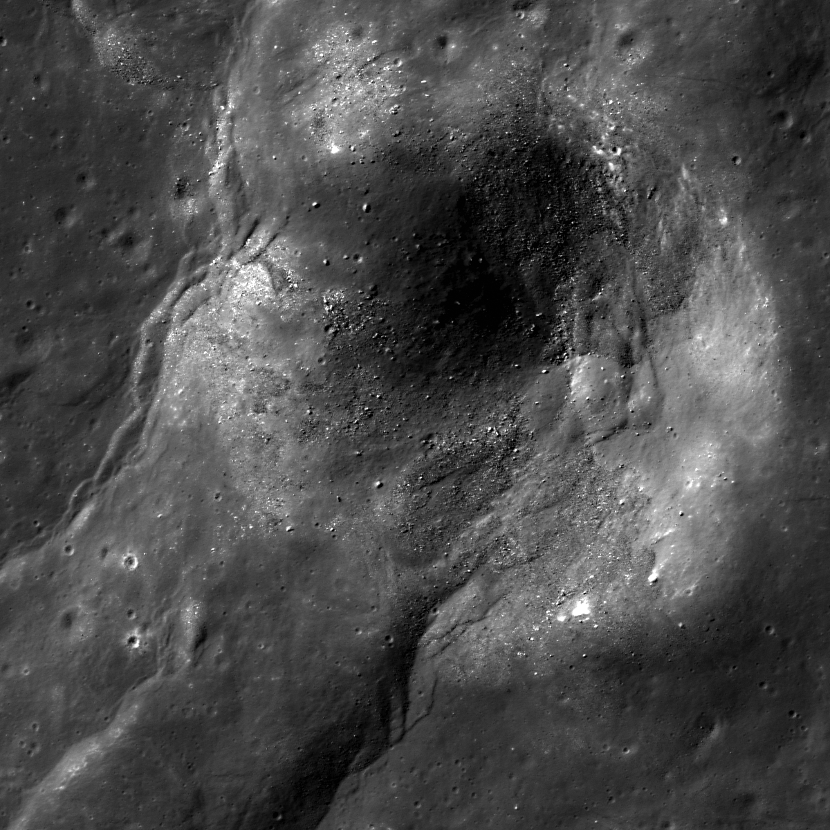 A Wrinkly Crater