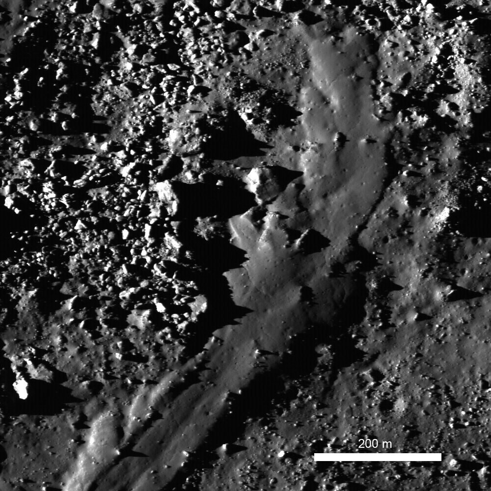 Out of the Shadows: Impact Melt Flow at Byrgius A Crater