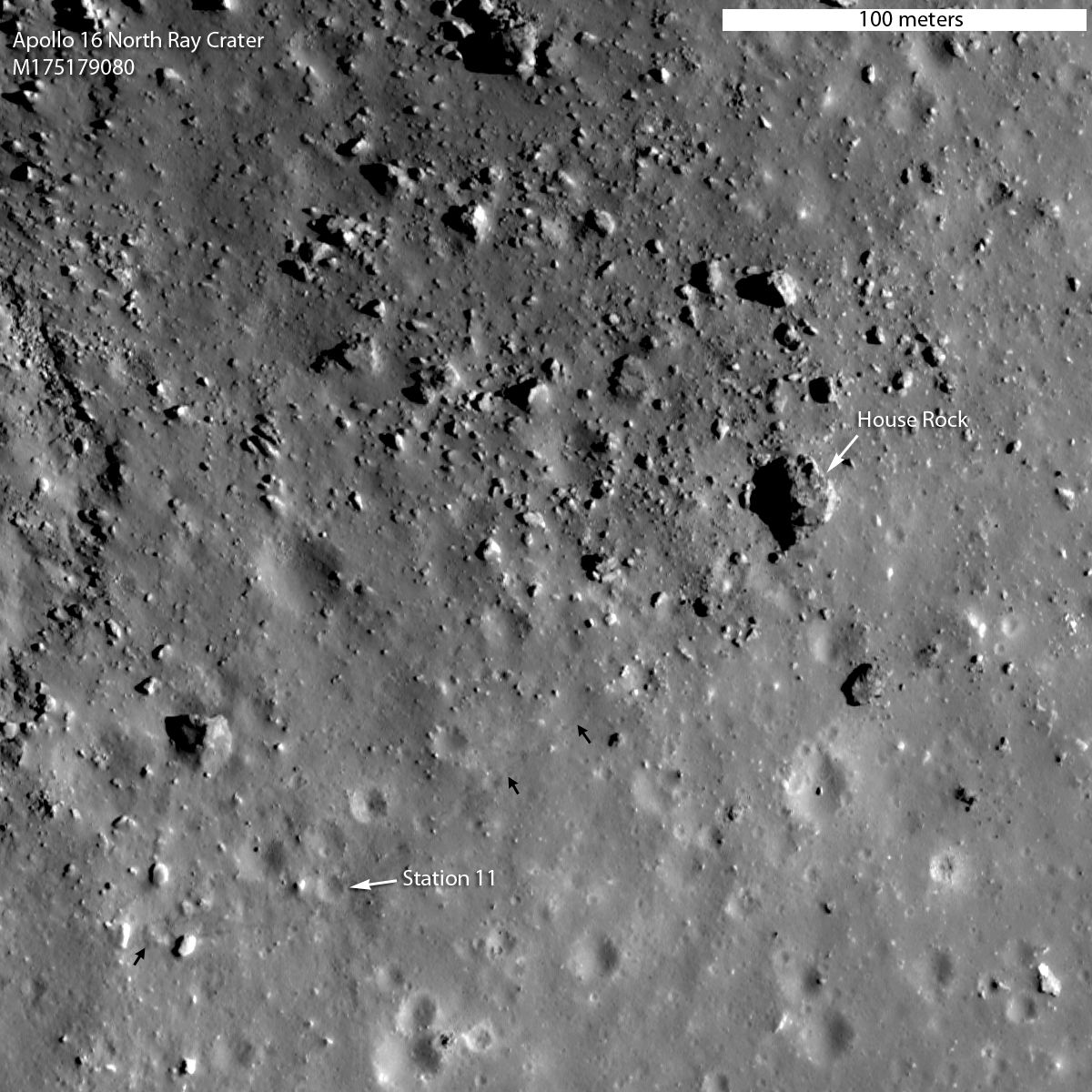 LROC North Ray Crater