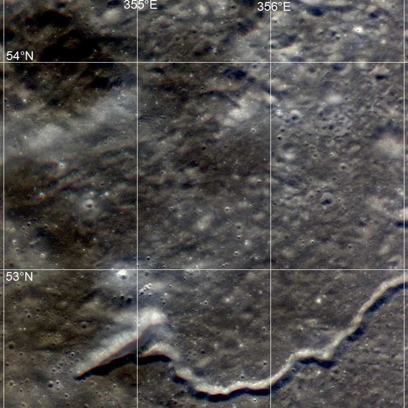 Plato Crater Constellation Region of Interest