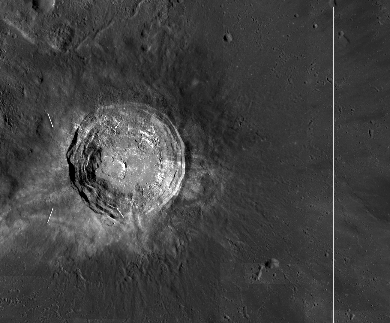 Early afternoon Aristarchus Crater Early afternoon Aristarchus Crater