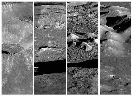 Image of Crater Central Peaks – Multipanel 